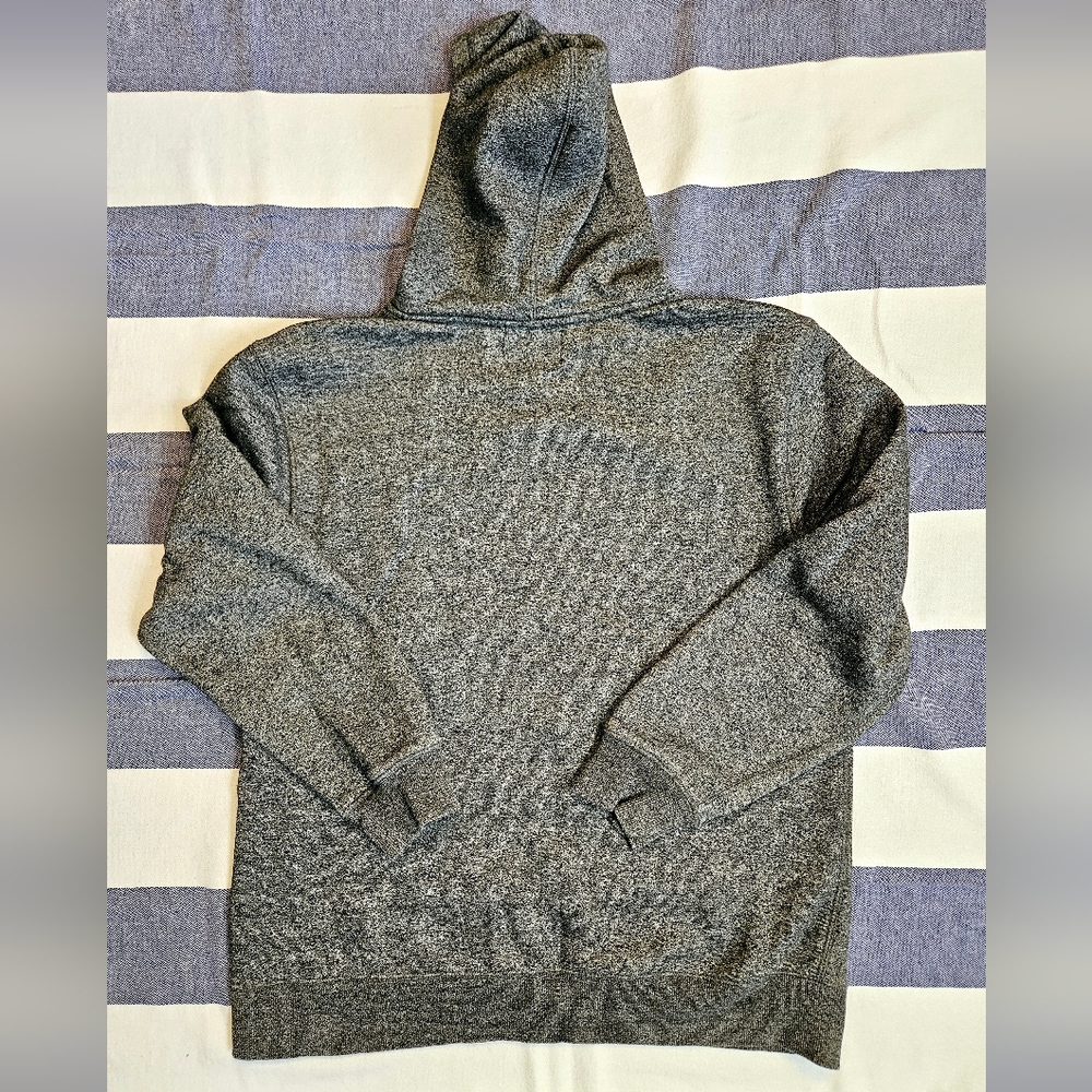 Arborist Heathered Charcoal Grey Zip Front Hoodie Medium - Picture 6 of 6